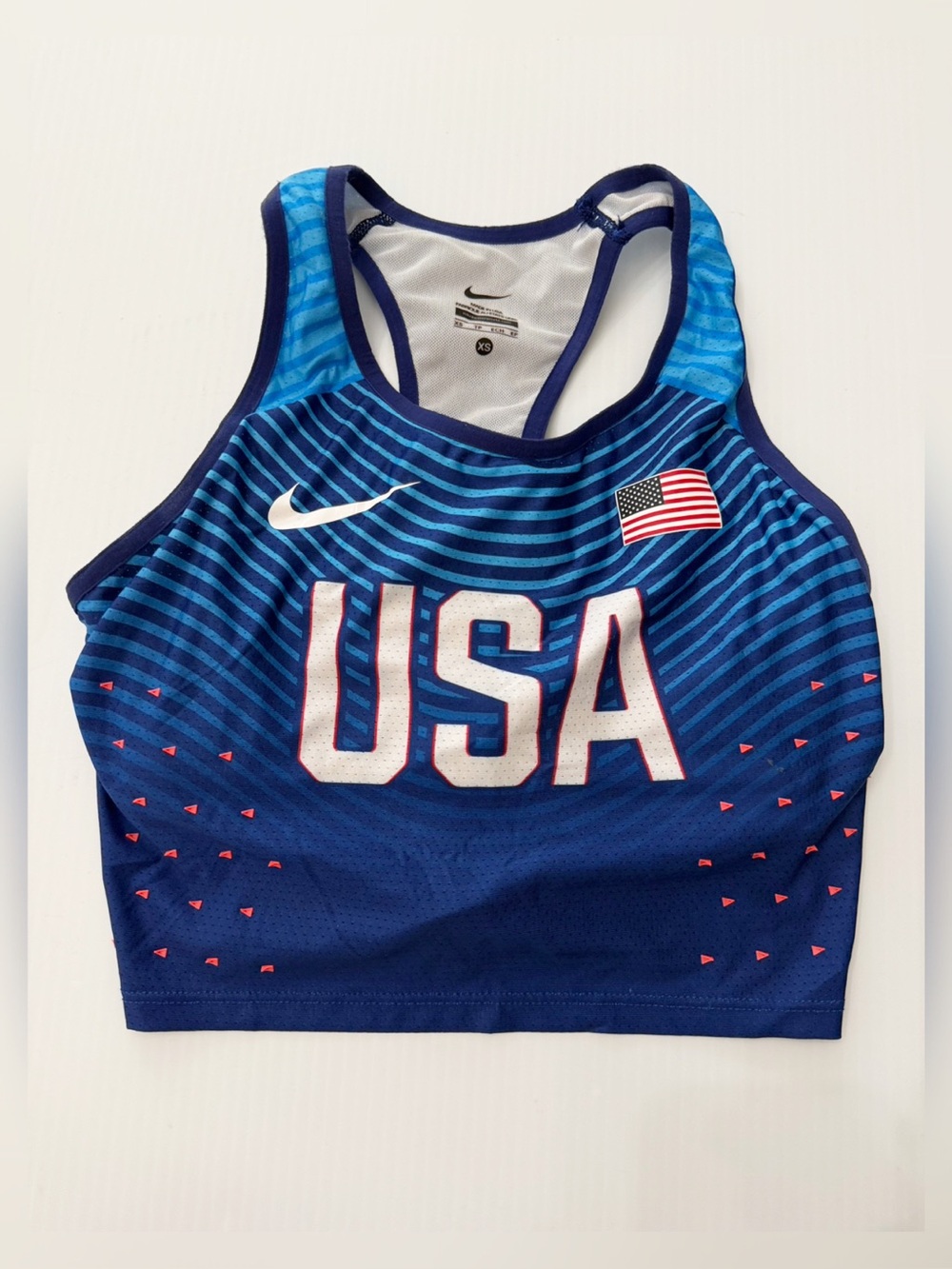Nike Pro Elite 2016 Olympics USA Women Track Sport Bra Top - XS